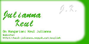 julianna keul business card